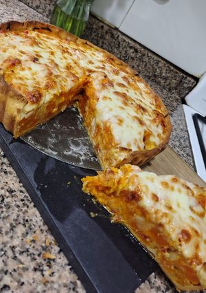 Una foto de Tarta de calabaza (zapallo anco)