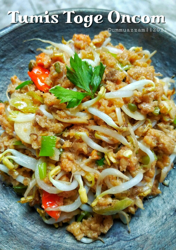 Foto resep Tumis Toge Oncom