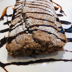 A picture of Brownie Cheesecake Ice 🧊 Cream Spiced Rum Bread 🍞.