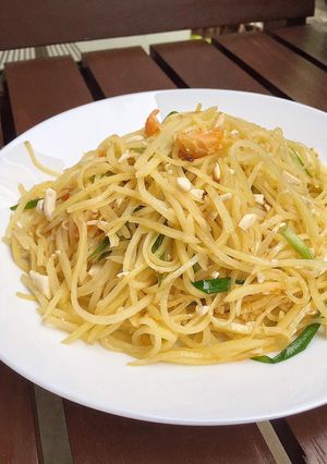 รูปของ มันฝรั่งผัดไข่เค็ม