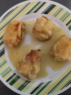 Una foto de Pechuga de pollo relleno al caramelo de vinagre
