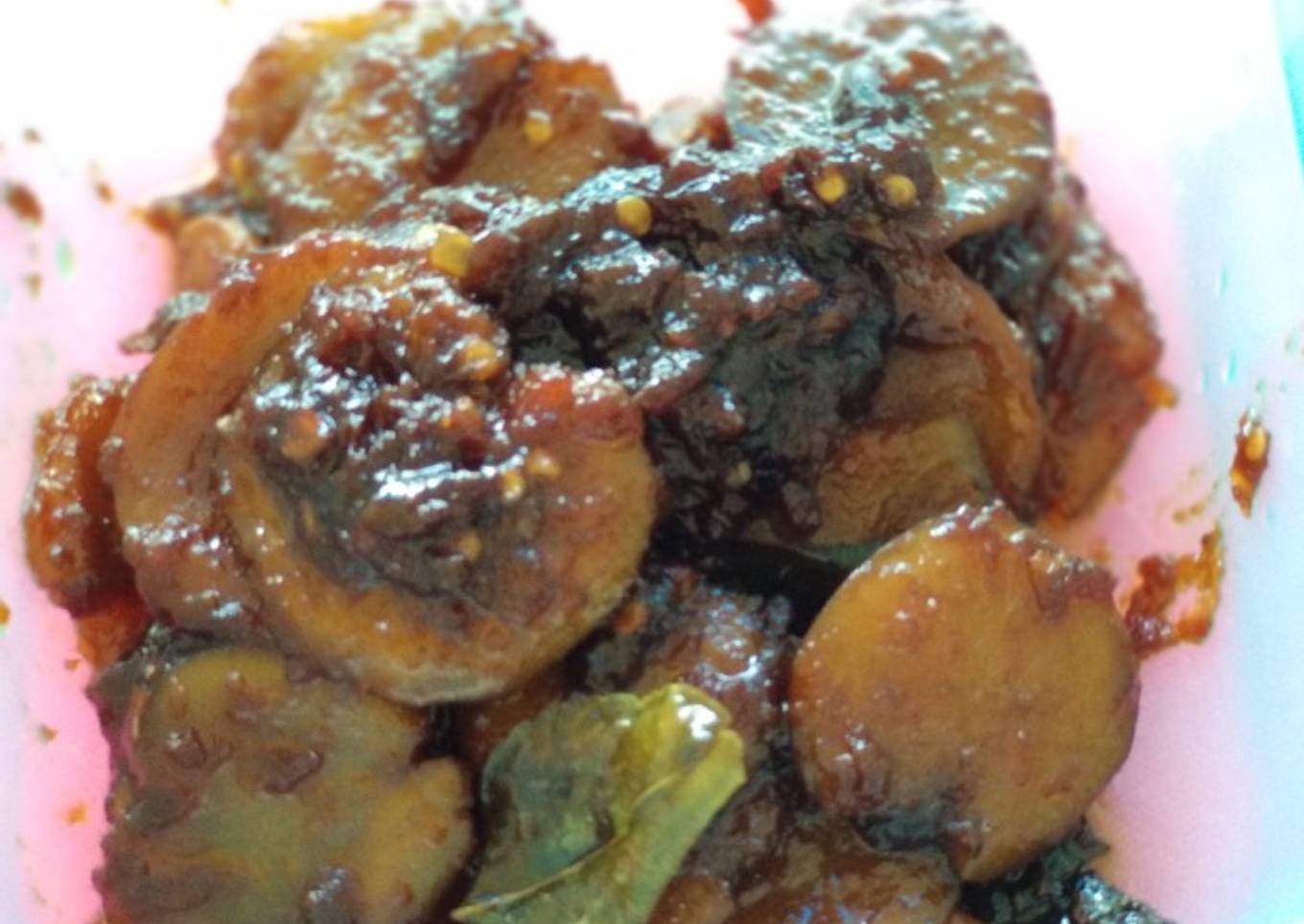 Semur kering Jengkol Padang pedas manis