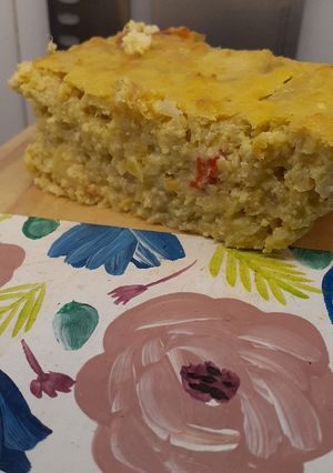 Una foto de Soufflé de humita
