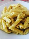 Penne con merluzzo al curry e crema di cavolfiore