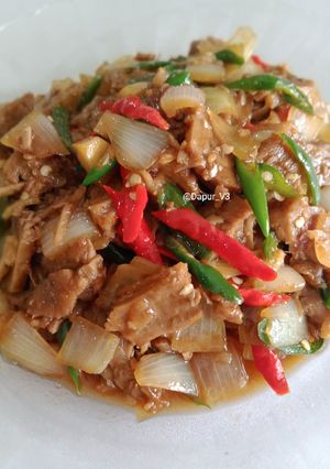 Foto resep Sapi lada hitam saori