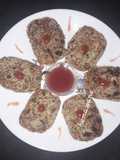 Raw papaya, sweet potato cutlet