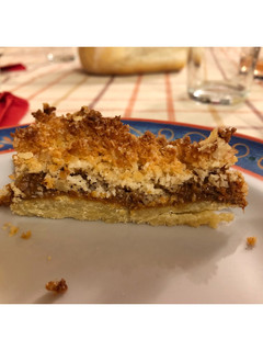 Una foto de Tarta de coco y dulce de leche