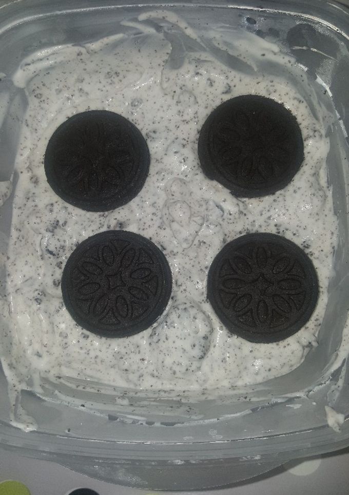 Una foto de Helado de oreo