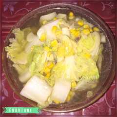 รูปของ Tumis sawi kuah jagung