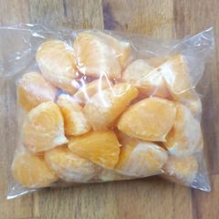 A picture of Frozen Orange Pieces 🍊🍊🍊.