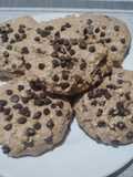 Cookies de Manteca de Maní, Avena y Chispas de Chocolate