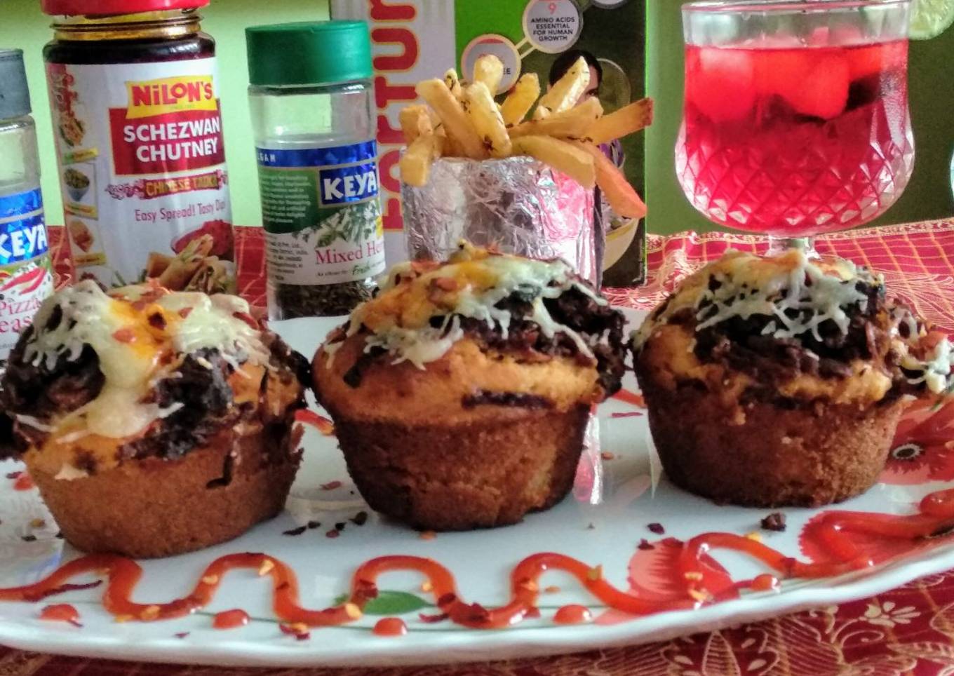 Chilli soya margarita muffins