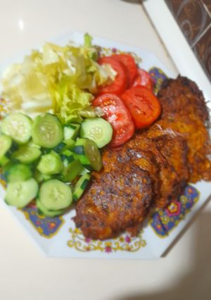 عکسی از دستور کوکو هویج و سیب زمینی