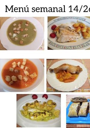 Una foto de Menú semanal 14/26 desde 18/07/26