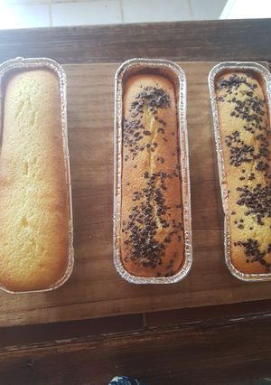 Una foto de Budín de naranja con harina de arroz