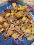 Salteado de pollo