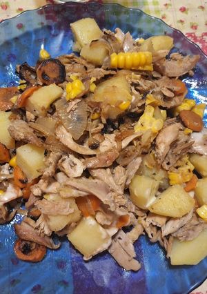 Una foto de Salteado de pollo