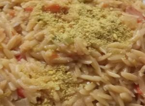 Una foto de ORZO vegano (otro)