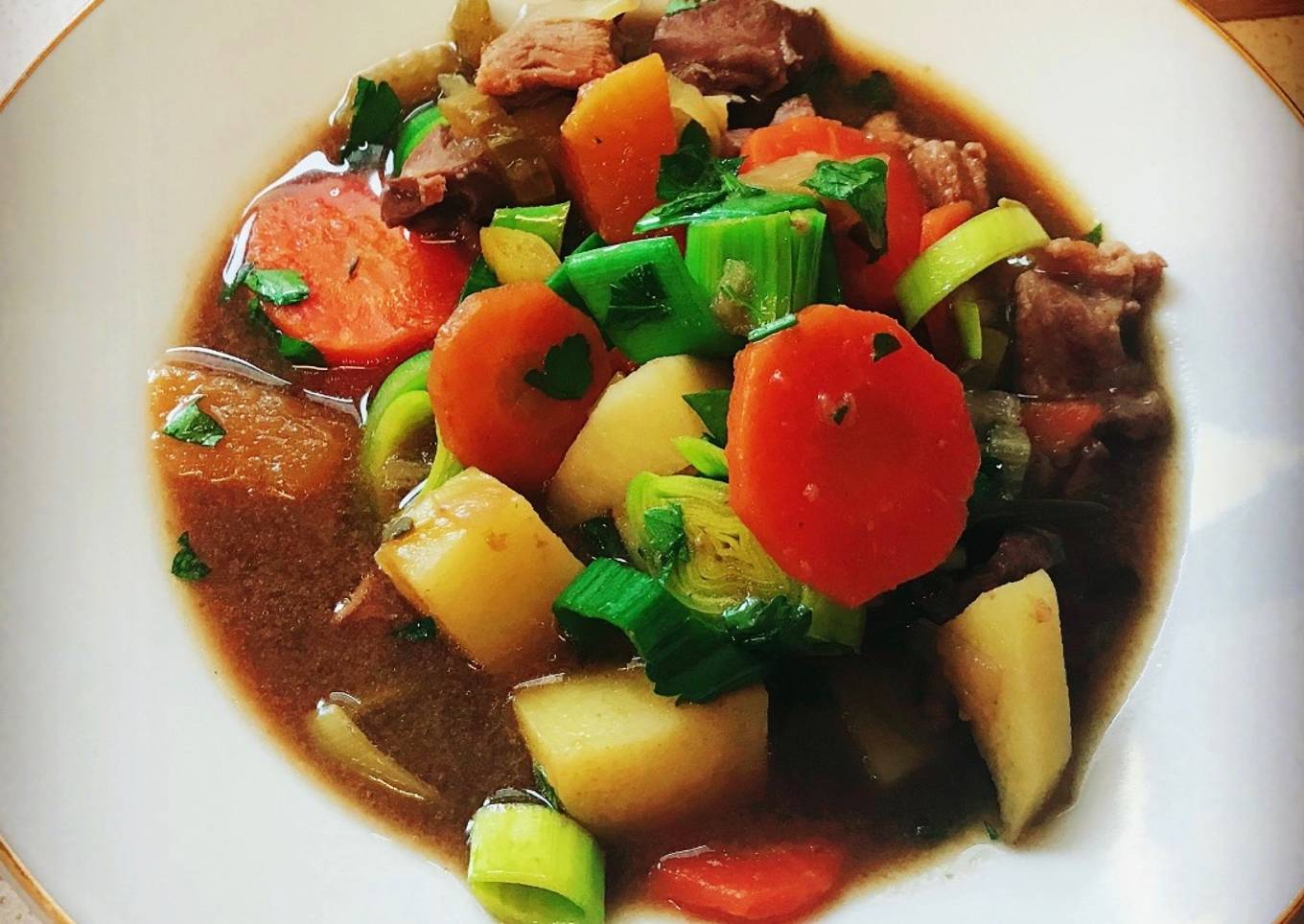 Traditional Welsh Lamb Cawl