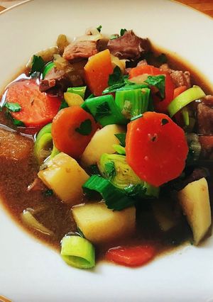A picture of Traditional Welsh Lamb Cawl.