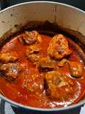 Braised lamb with pasta