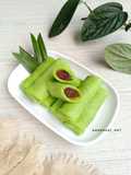 Dadar Gulung Pandan Unti Kelapa