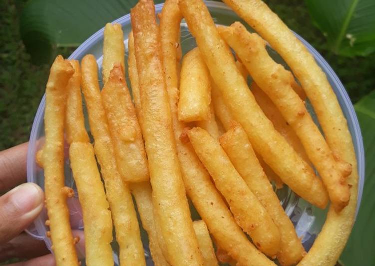 Resep Stick kentang keju 3bahan (krenyes no kempes) yang Lezat Sekali