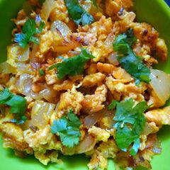 A picture of Paneer crumble.