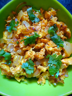 A picture of Paneer crumble.
