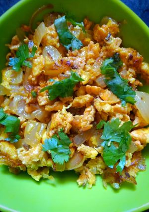 A picture of Paneer crumble.