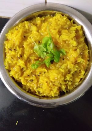 A picture of Masala khichdi.
