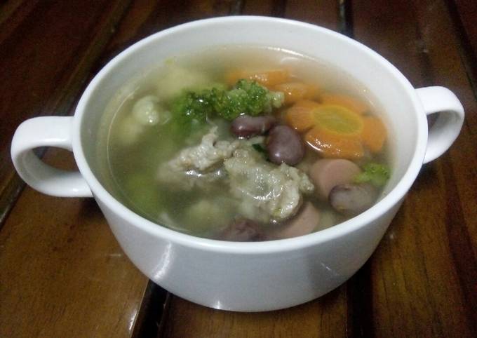 Sup Iga Kacang Merah (Menu Sehat)