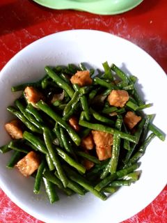 Foto resep Oseng tempe kacang panjang