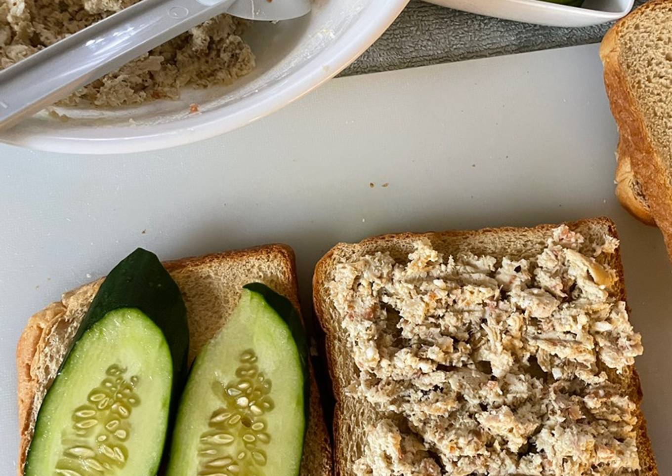 Sandwich Ayam Keto/Low Carbs Diet