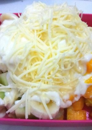 Foto resep Salad buah alakadarnya