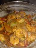 Udang saus metega