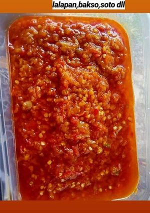 Foto resep Sambel soto,lalapan dll