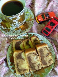 Foto resep 12. Bolu Macan/Bolu Marmer Irit Telur