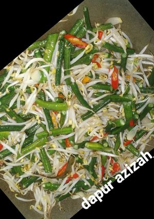 Foto resep Tumis kacang panjang tauge