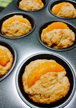 รูปของ Orange Muffin (มัฟฟินส้ม เนื้อเต้าหู้ และแป้งโฮลวีต)