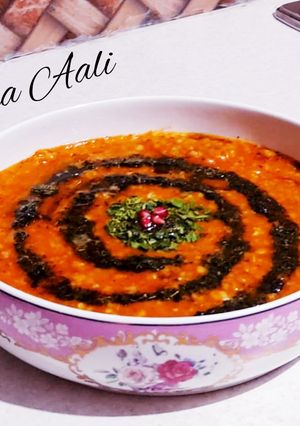 عکسی از دستور سوپ بلغور