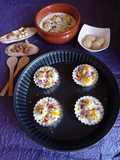 Mini rasgulla with rabdi