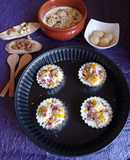 Mini rasgulla with rabdi