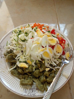 A picture of Garnished danwake.