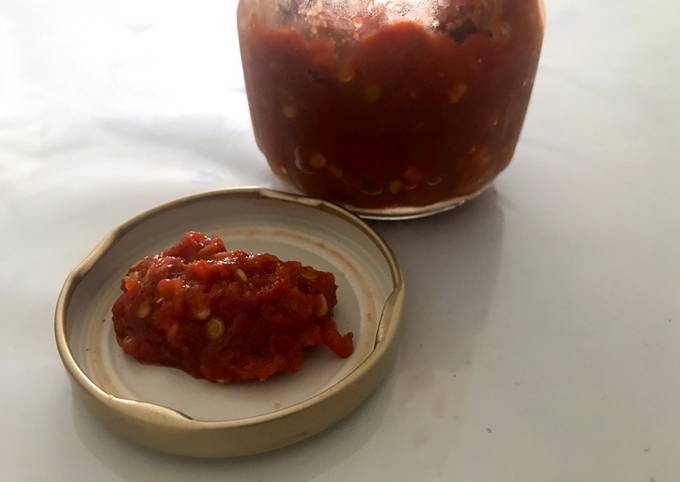 Easiest Way to Prepare Any-night-of-the-week Homemade Sambal