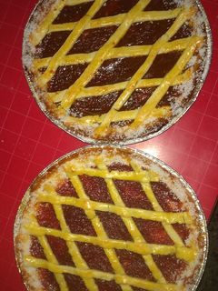 Una foto de Pastafloras de membrillo y dulce de leche