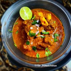 A picture of Birria- Mexican Lamb Stew.