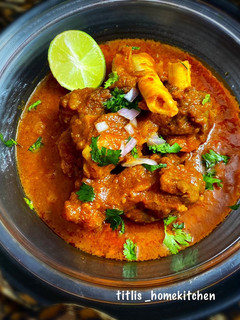 A picture of Birria- Mexican Lamb Stew.