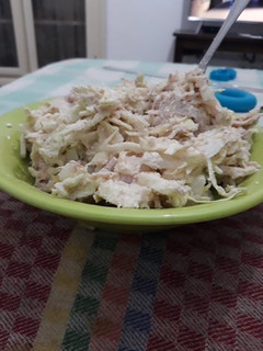 Una foto de Ensalada de col al requesón light
