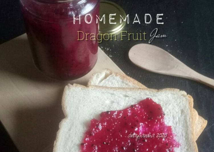 Langkah Mudah untuk Membuat Homemade Dragon Fruit Jam (Selai Buah Naga) yang Bikin Ngiler
